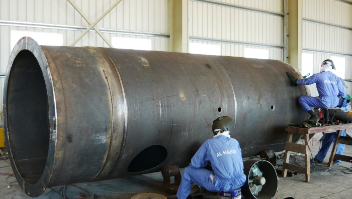 Pressure Vessel During Fabrication 1